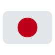 Japan Flag on Tossface