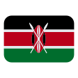 Kenya Flag on Tossface