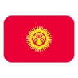 Kyrgyzstan Flag on Tossface