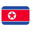North Korea Flag on Tossface
