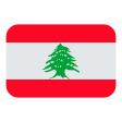Lebanon Flag on Tossface