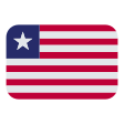 Liberia Flag on Tossface