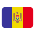 Moldova Flag on Tossface