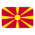 North Macedonia Flag on Tossface