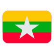Myanmar (burma) Flag on Tossface