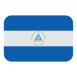 Nicaragua Flag on Tossface