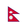 Nepal Flag on Tossface