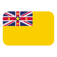 Niue Flag on Tossface