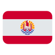 French Polynesia Flag on Tossface
