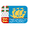 St. Pierre & Miquelon Flag on Tossface