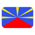 Réunion Flag on Tossface