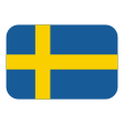 Sweden Flag on Tossface