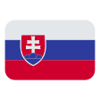 Slovakia Flag on Tossface