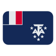 French Southern Territories Flag on Tossface