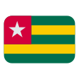 Togo Flag on Tossface