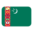 Turkmenistan Flag on Tossface