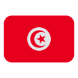 Tunisia Flag on Tossface