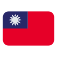 Taiwan Flag on Tossface