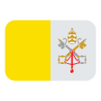 Vatican City Flag on Tossface