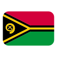 Vanuatu Flag on Tossface