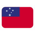Samoa Flag on Tossface