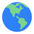 Earth Globe Americas on Tossface