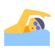 Man Swimming on Tossface
