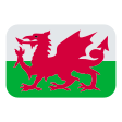 Wales Flag on Tossface