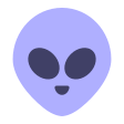 Extraterrestrial Alien on Tossface