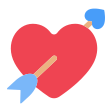 Heart With Arrow on Tossface