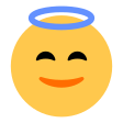 Smiling Face With Halo on Tossface