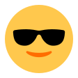 Smiling Face With Sunglasses on Tossface