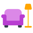 Couch And Lamp on Tossface