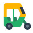 Auto Rickshaw on Tossface