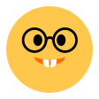 Nerd Face on Tossface