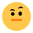 Face With One Eyebrow Raised on Tossface