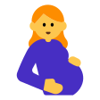 Pregnant Woman on Tossface