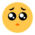 Face With Pleading Eyes on Tossface