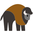 Bison on Tossface