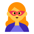 Woman Superhero on Tossface