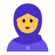 Person With Headscarf on Tossface