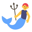 Merperson on Tossface