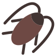 Cockroach on Tossface