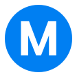 Circled Latin Capital Letter M on Tossface