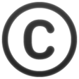 Copyright Sign on WhatsApp