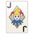 Playing Card Black Joker on WhatsApp