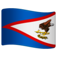 American Samoa Flag on WhatsApp
