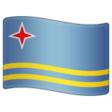 Aruba Flag on WhatsApp