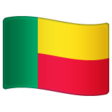 Benin Flag on WhatsApp