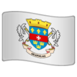 St. Barthélemy Flag on WhatsApp
